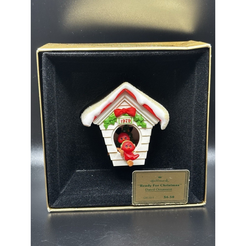 Vintage Hallmark 1979 Birdhouse Ornament